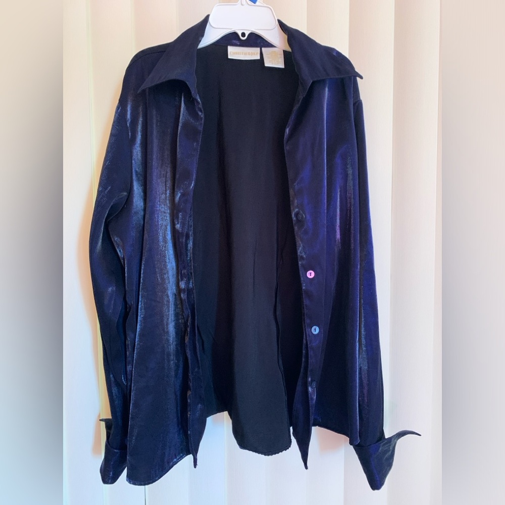 Christie & Jill Iridescent Blouse